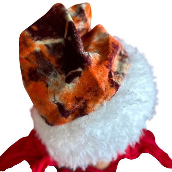 Handcrafted Santa Hat Tie Dye Hippy Holiday Festive Winter Wear main image 4